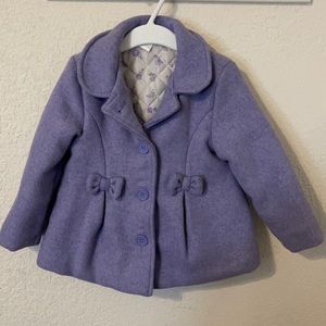 Little Me Toddler Girl’s Peacoat Purple Size 3T